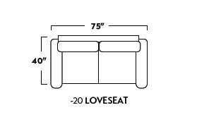 Manor 75" Loveseat - Peyton Slate