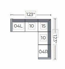 Bouldin 123" Corner Sectional -