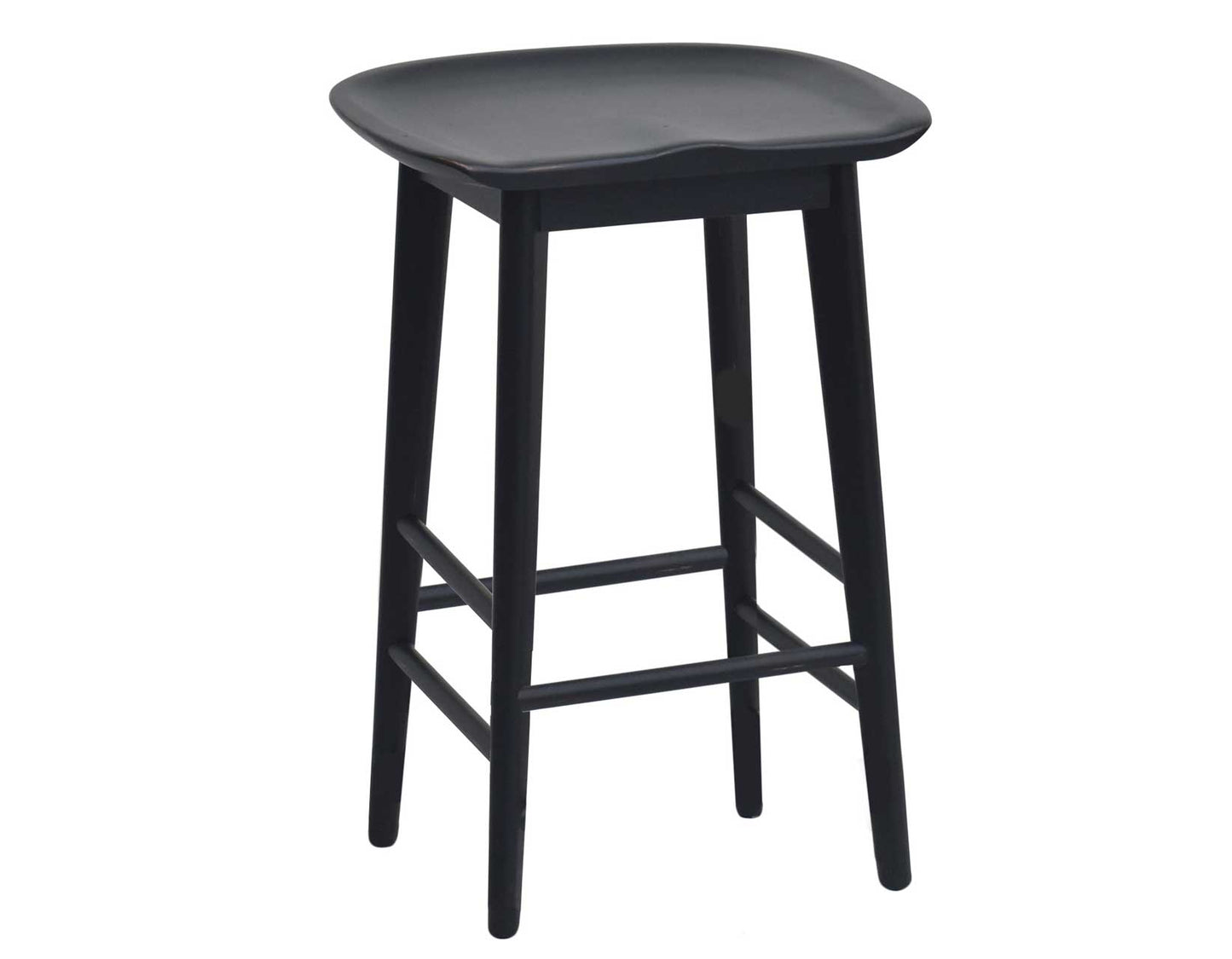 Hilda 24" Counter Stools (pr) - Black