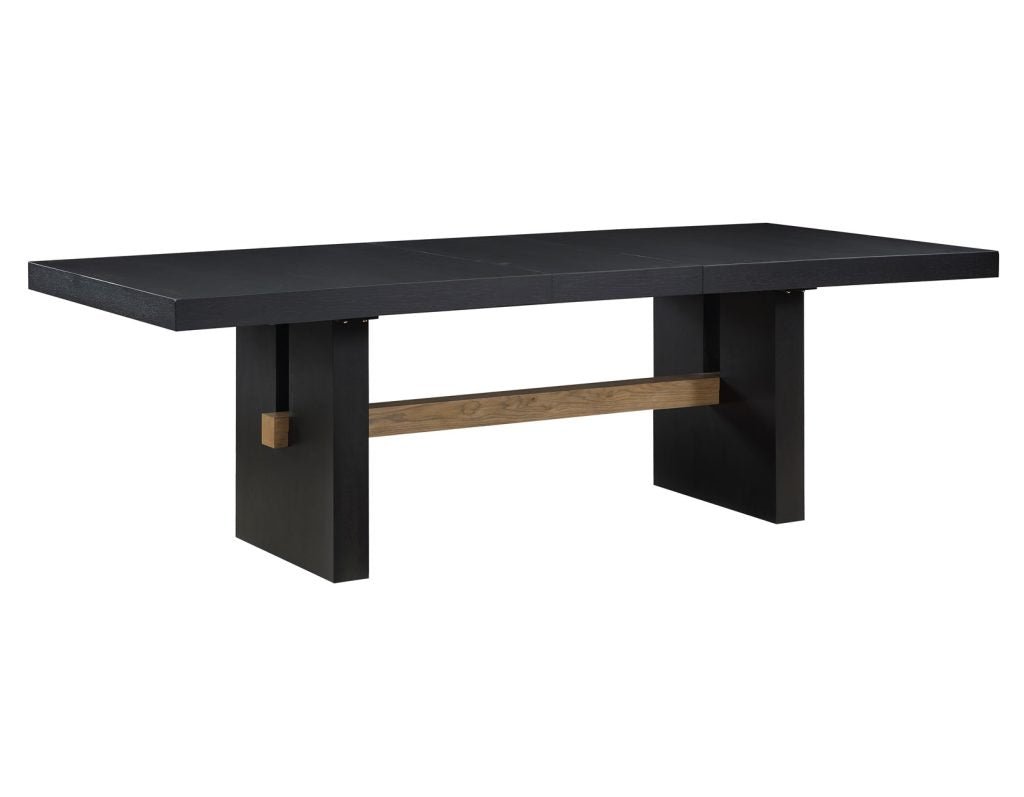 Audrey 78" Black Rectangle Dining Table -