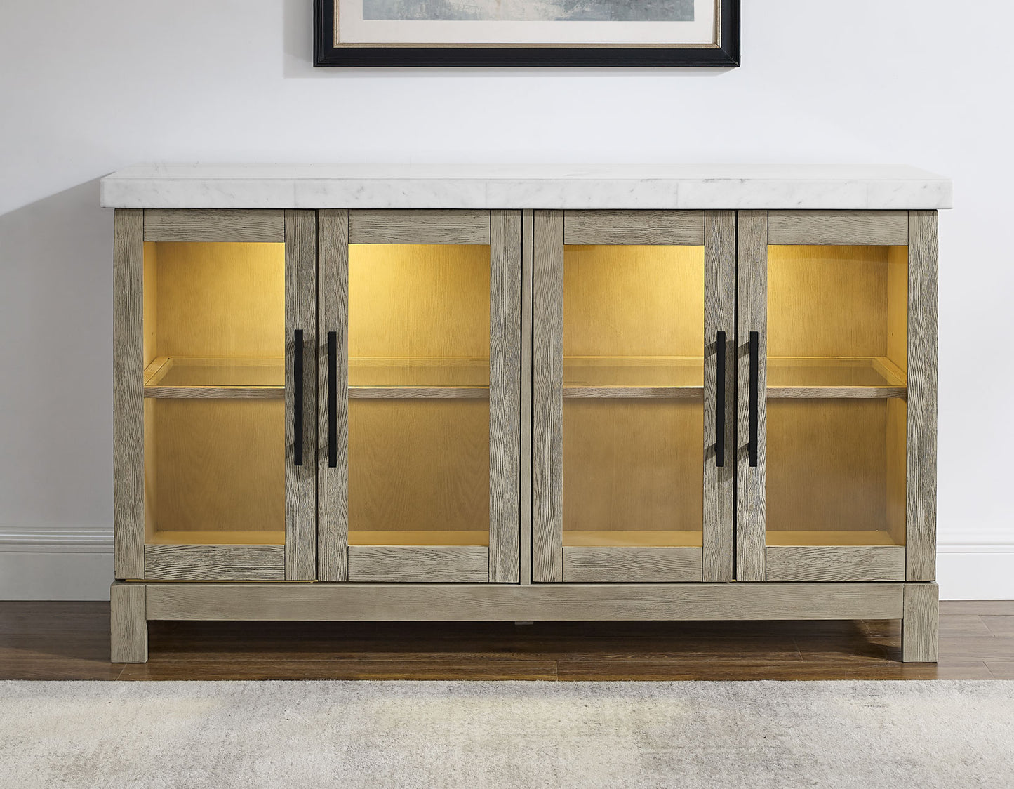 Carley Marble Top Cabinet -