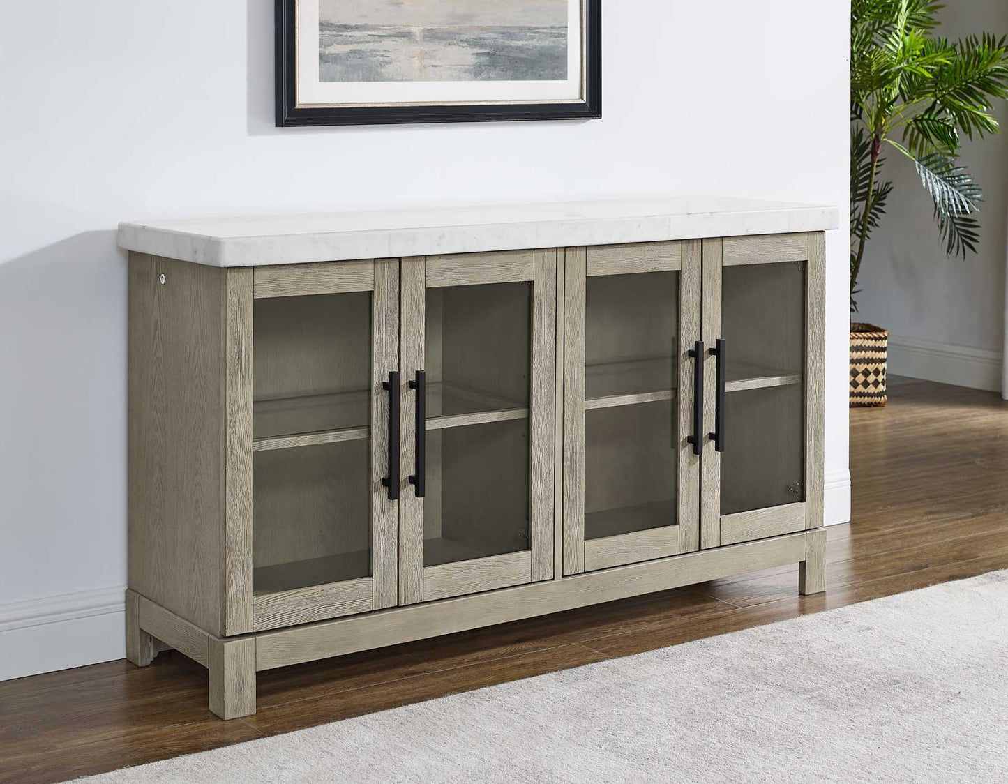 Carley Marble Top Cabinet -