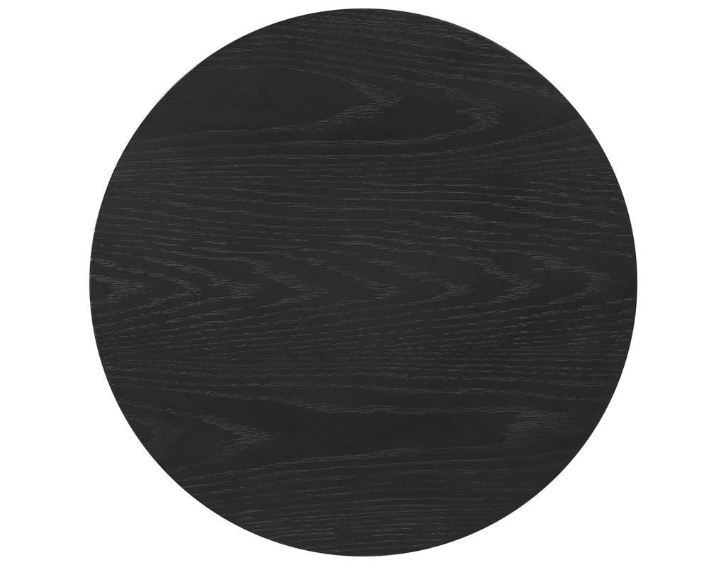 Calvin 18" Round Black End Table -