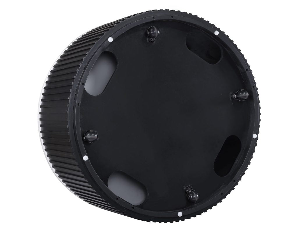 Calvin 18" Round Black End Table -