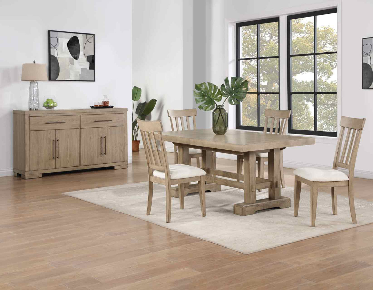 Nara Sand 24" Counter Stools (pr) -