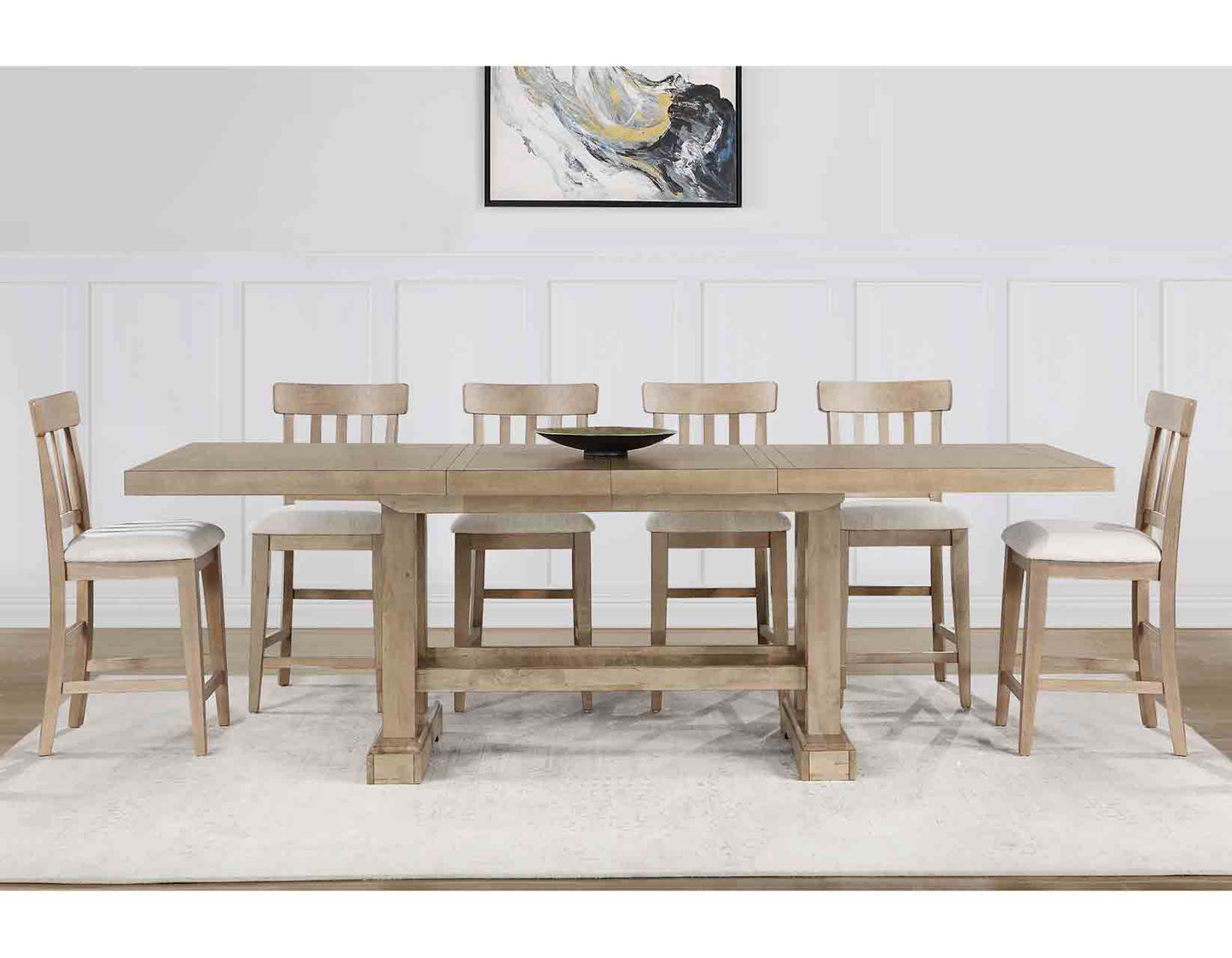 Nara Sand 24" Counter Stools (pr) -