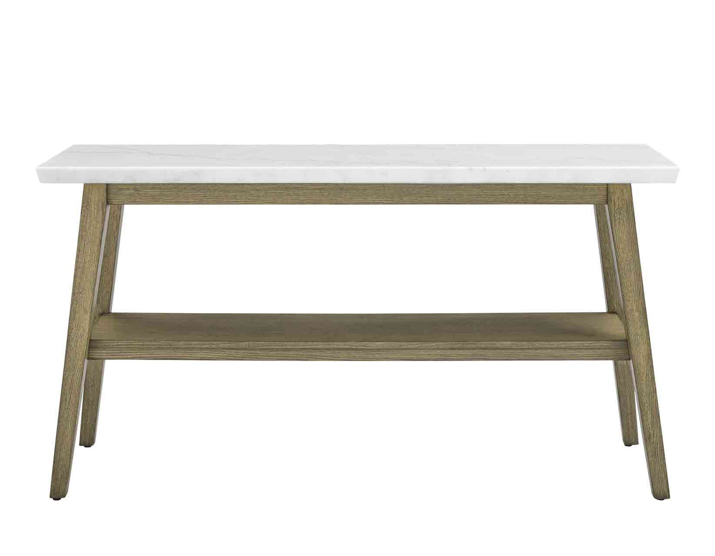 Vienna White Marble Sofa Table -