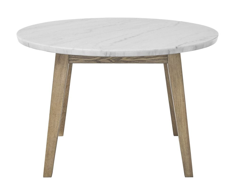 Vienna 48" Round Marble Top Dining Table Set -