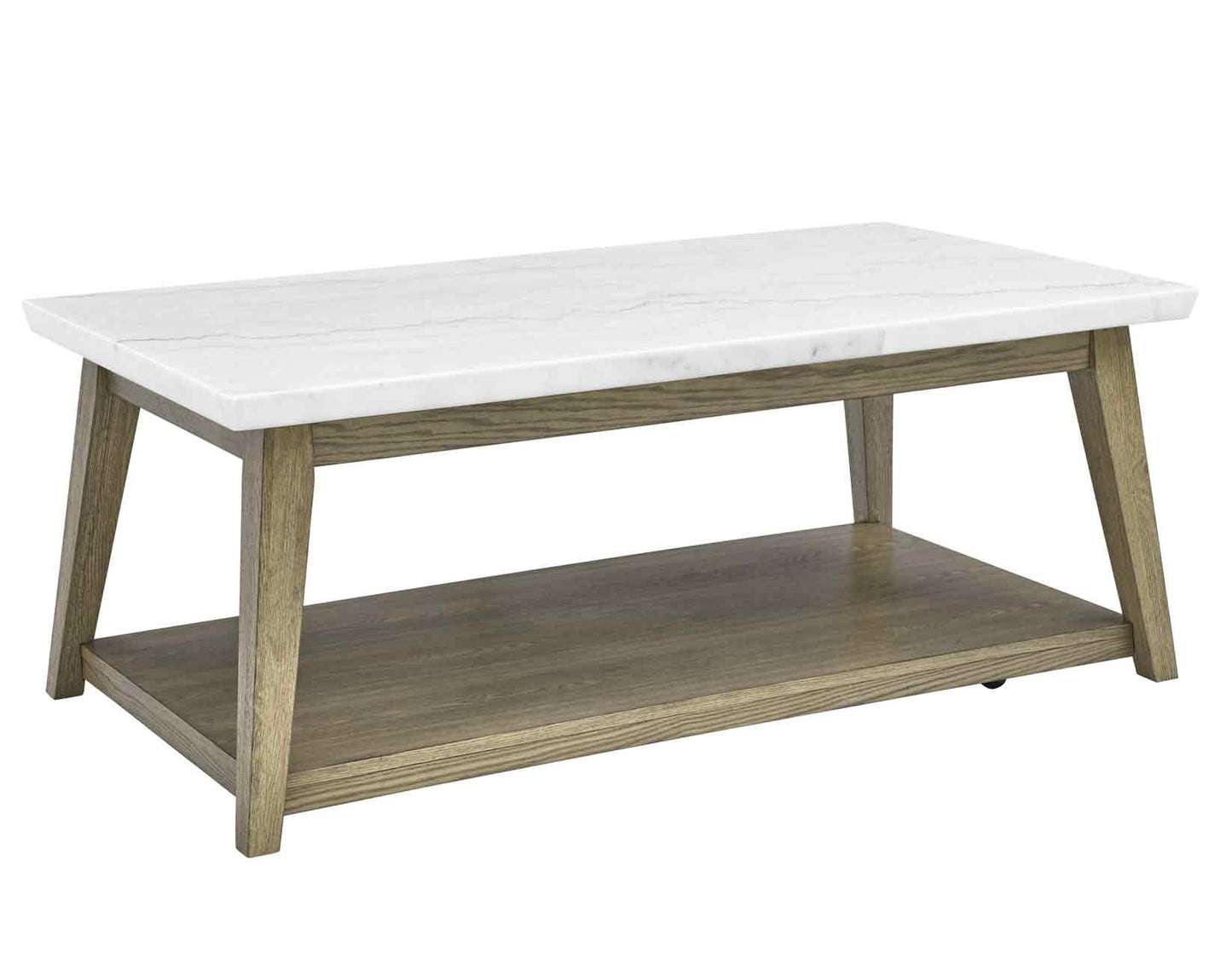 Vienna White Marble Sofa Table -