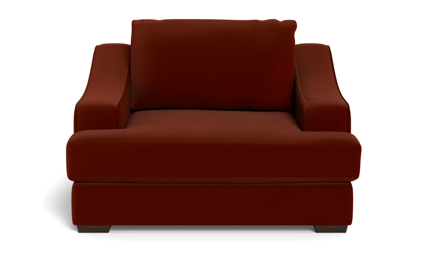 Austonian 56" Arm Chair - Superb Rust