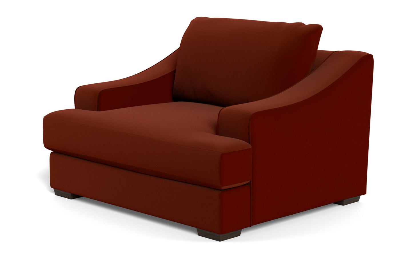 Austonian 56" Arm Chair - Superb Rust