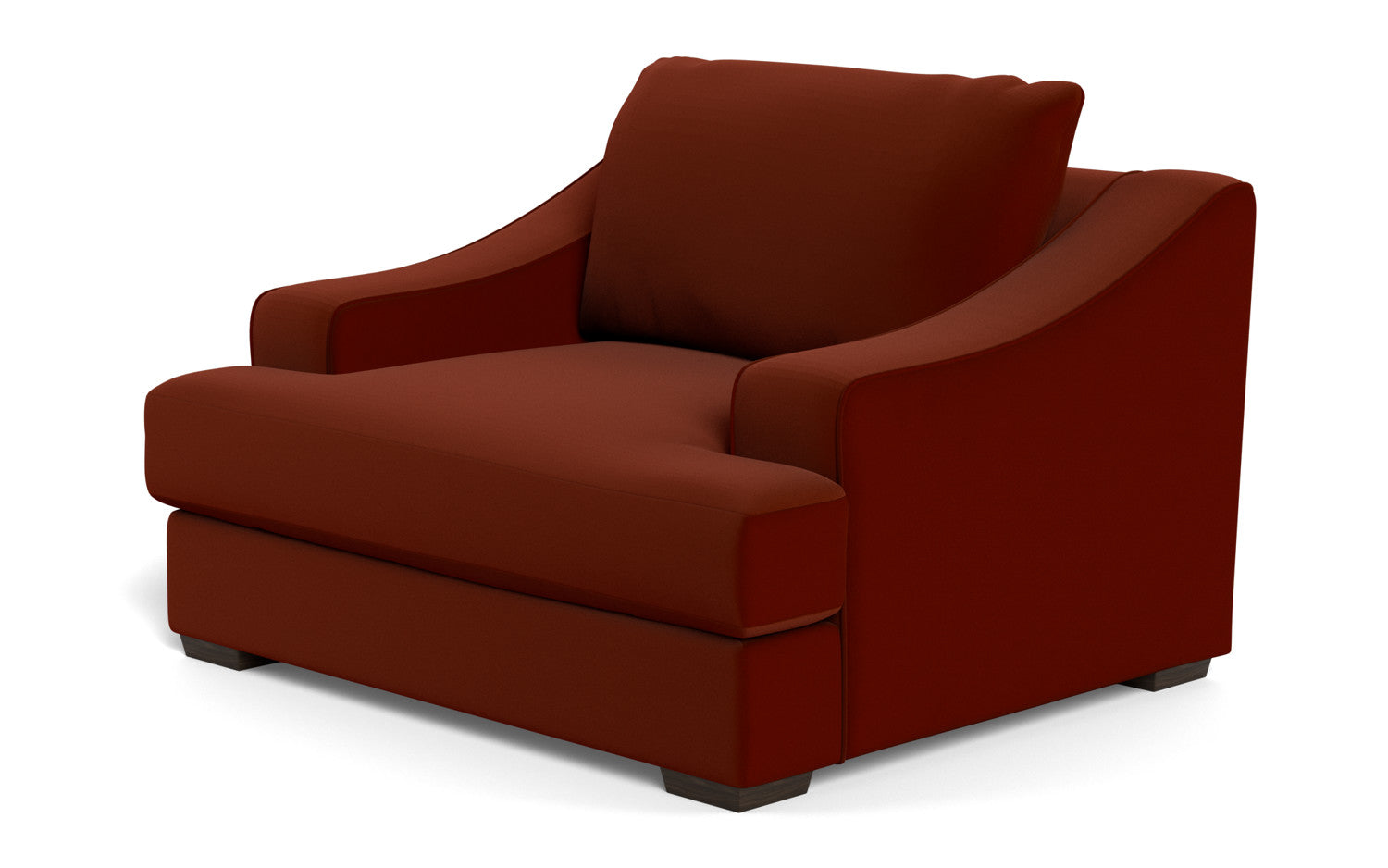 Austonian 56" Arm Chair - Superb Rust