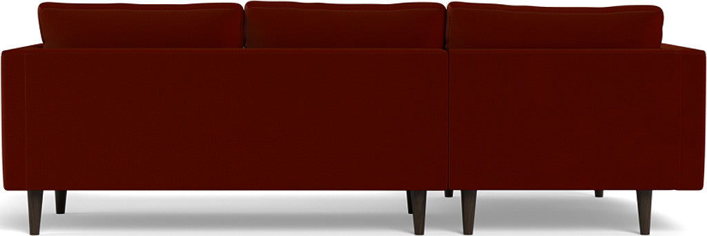 Ladybird 102" Left Chaise Sectional - Superb Rust