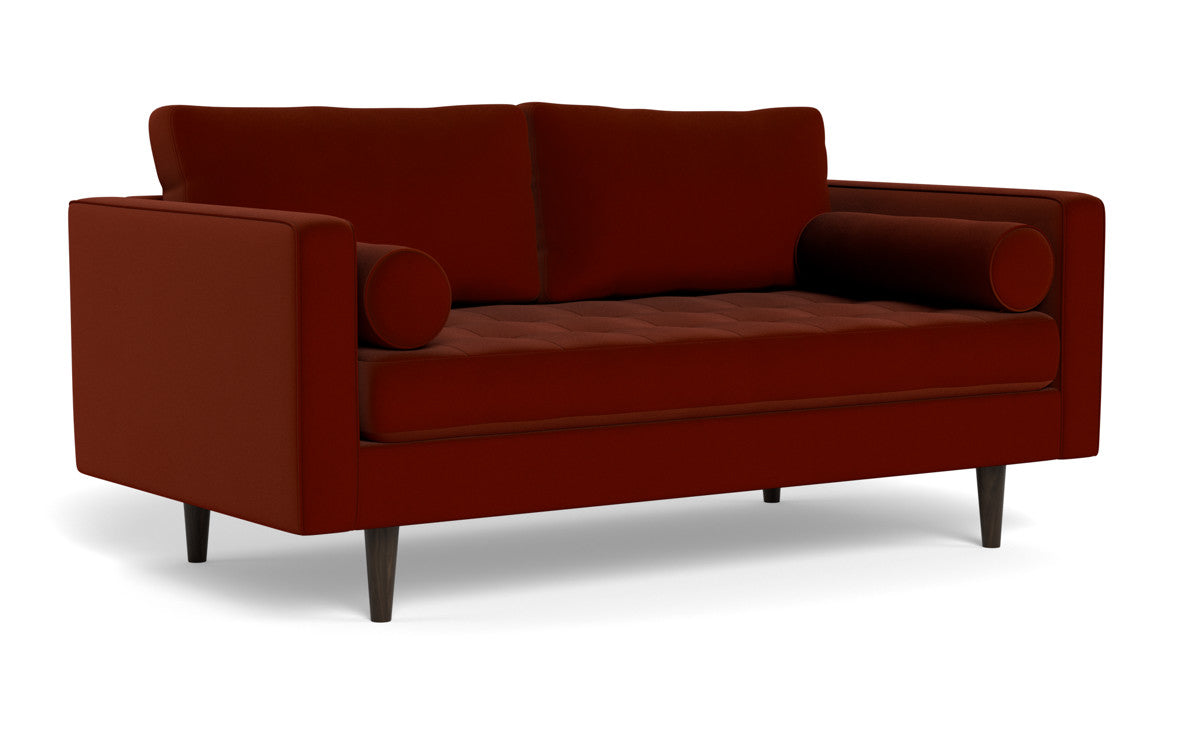 Ladybird 72" Loveseat - Superb Rust