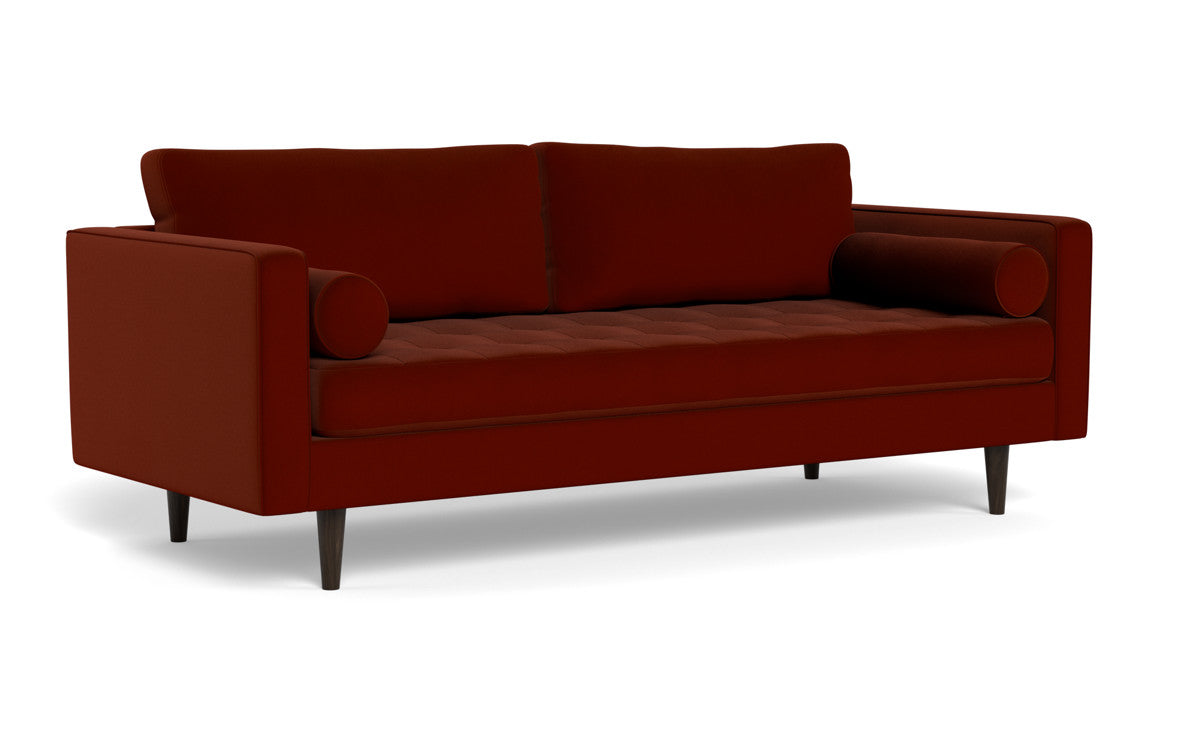 Ladybird 88" Sofa - Superb Rust