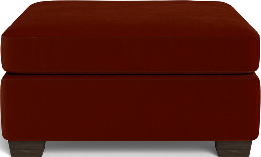 Mesa Storage Cocktail Ottoman - Superb Rust