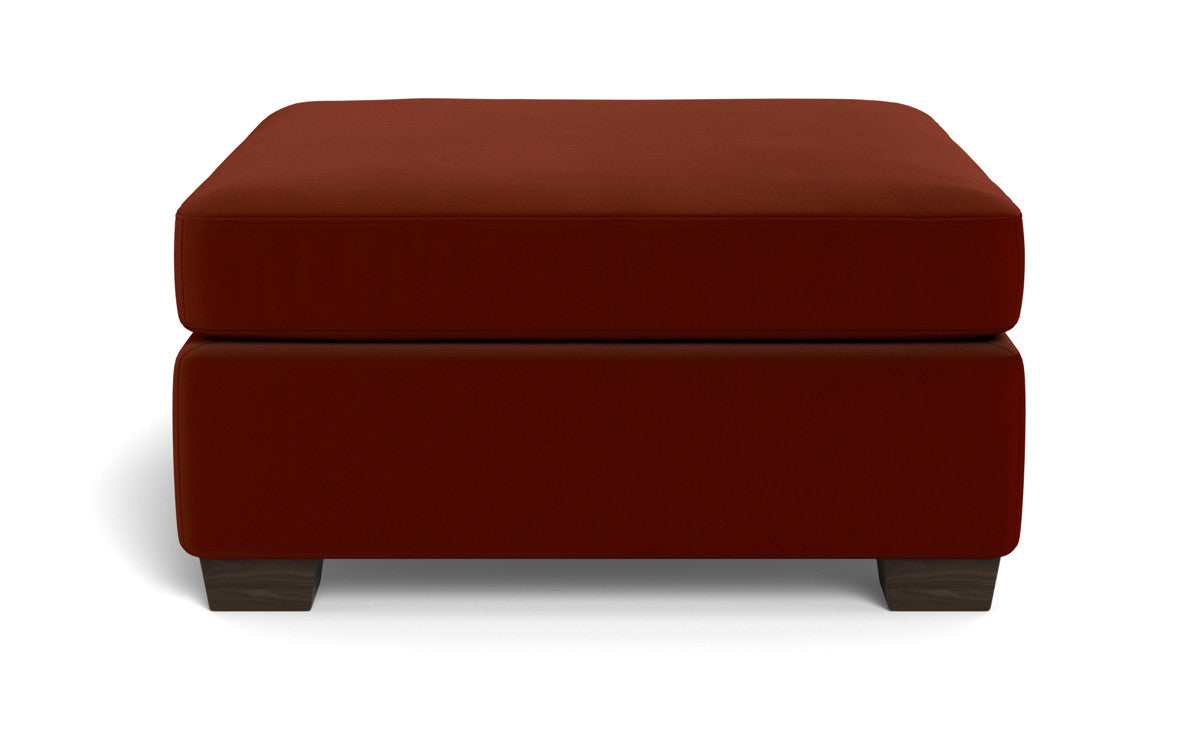 Mesa Storage Cocktail Ottoman - Superb Rust