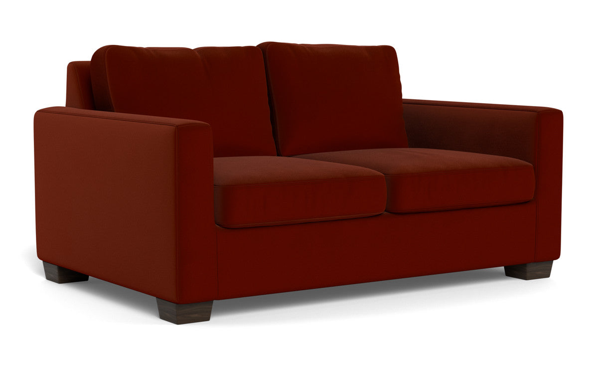 Track 62" Loveseat - Superb Rust