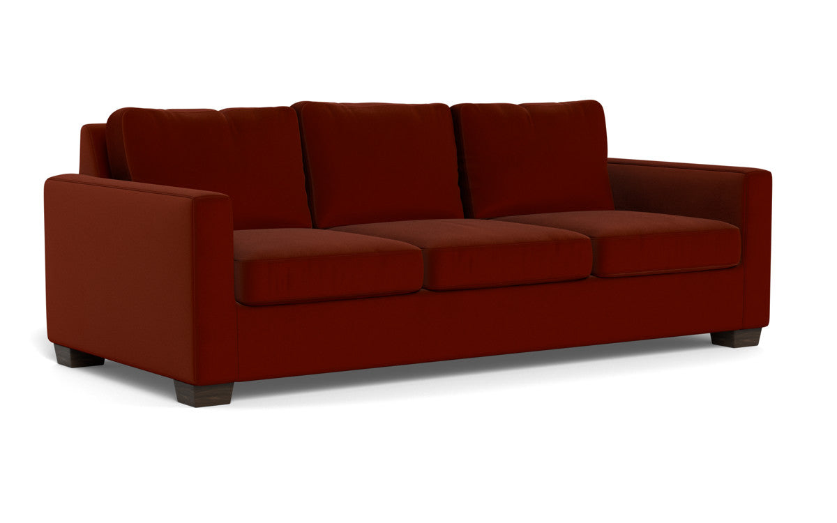 Track 87" Queen Sleeper Sofa - Superb Rust