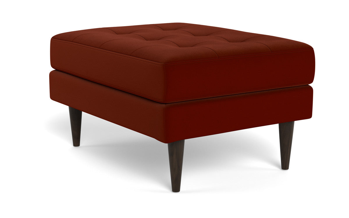 Wallace Ottoman - Superb Rust