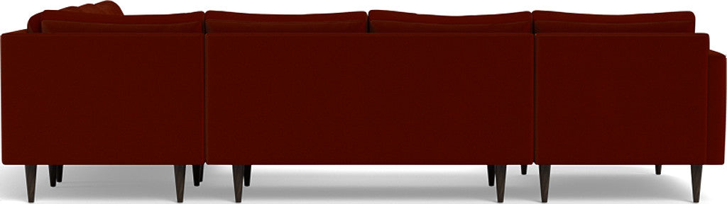 Wallace 130" Untufted Corner Sectionals w. Left Chaise - Superb Peony