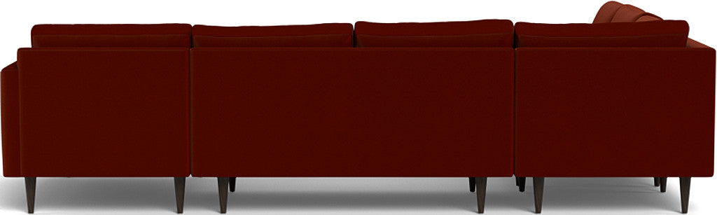Wallace 130" Untufted Corner Sectionals w. Right Chaise - Superb Peony