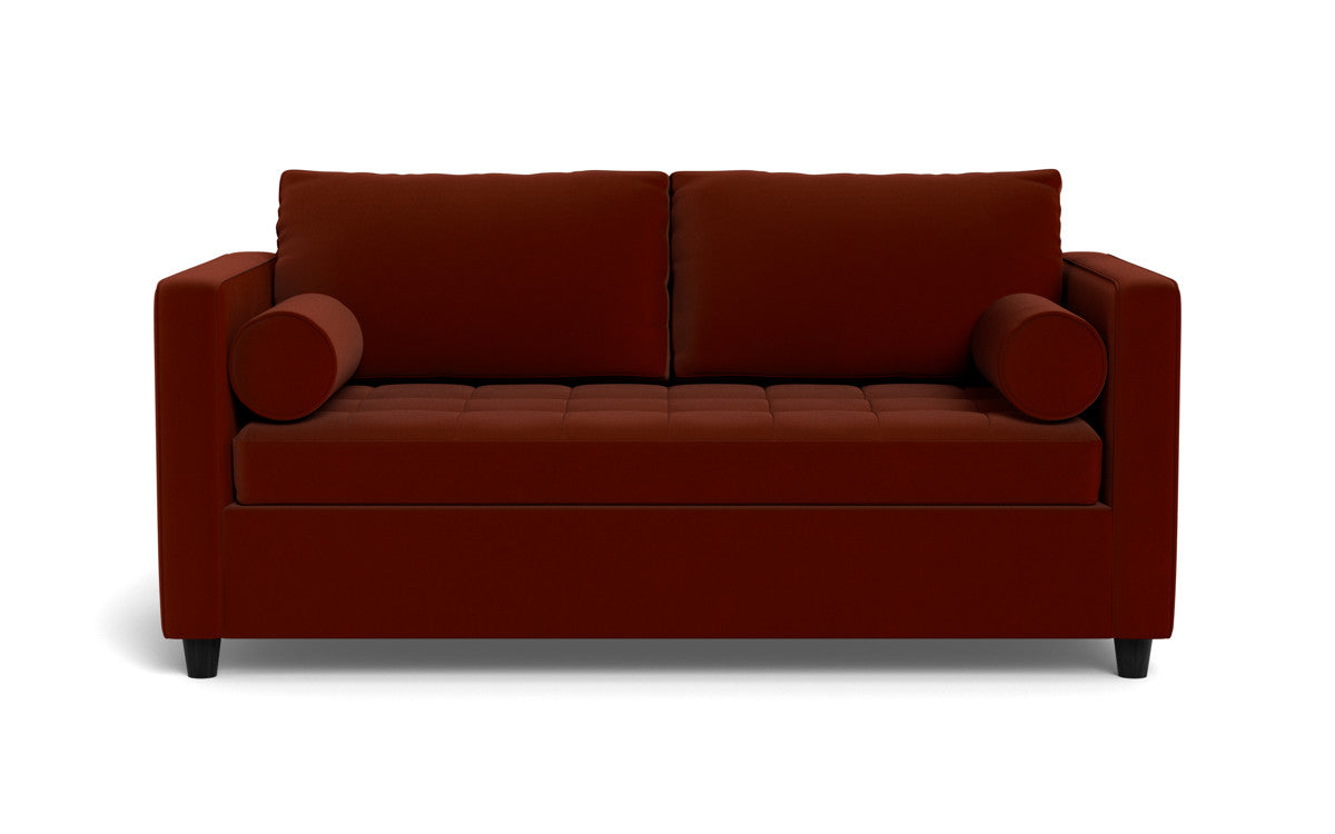 Ladybird 72" Full Sleeper Loveseat - Superb Rust