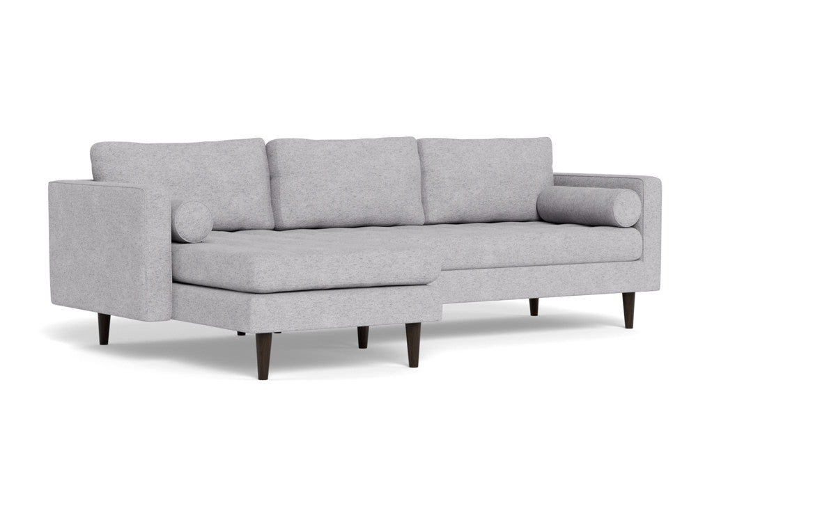 Ladybird 102" Left Chaise Sectional - Travis Pewter