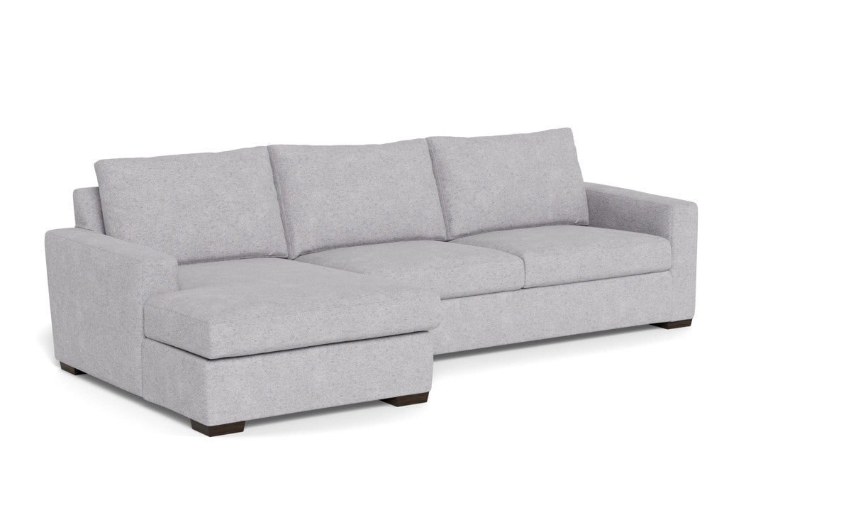 Mesa 123" Left Chaise Sectional - Travis Pewter