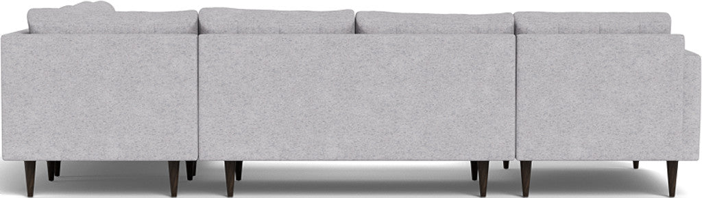 Wallace 131" Corner Sectionals w. Left Chaise - Travis Pewter