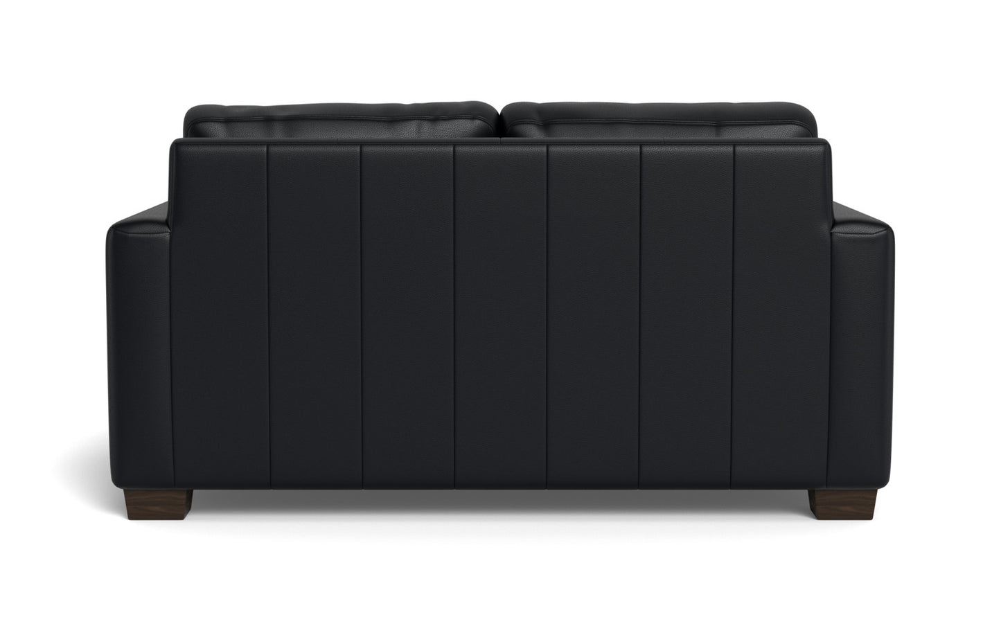 Track 62" Leather Twin Sleeper - Tribeca Black