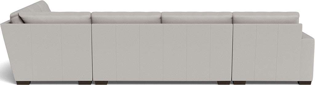 Mas Mesa 162" Deep Leather Corner Sectionals w. Left Chaise - Tribeca Chelsea