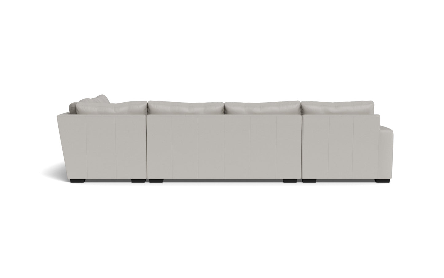 Mesa 156" Leather Corner Sectionals w. Left Chaise - Tribeca Chelsea