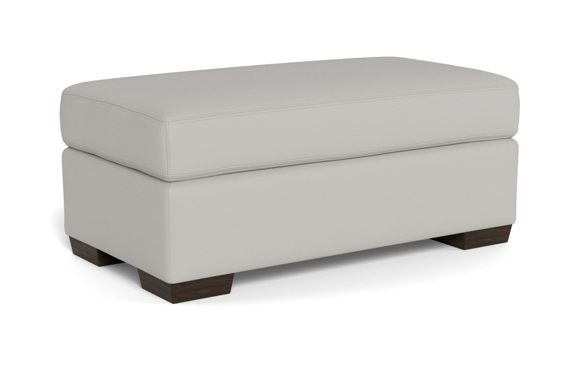 Mesa Leather Ottoman - Tribeca Chelsea