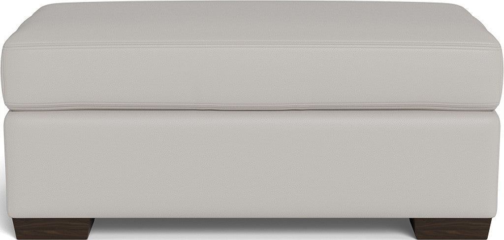 Mesa Leather Ottoman - Tribeca Chelsea