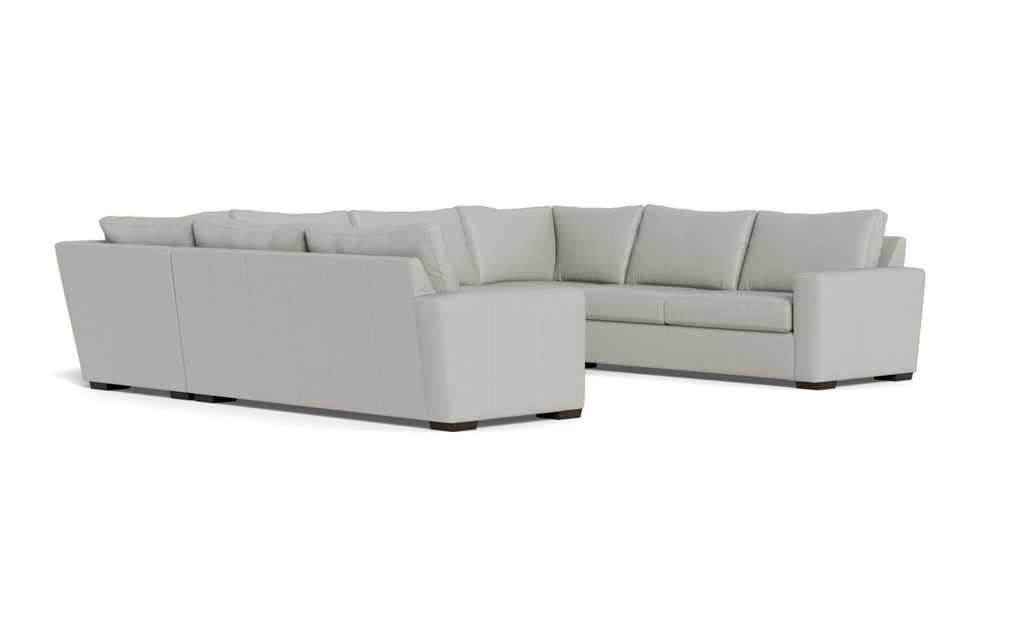 Mesa 154" Leather Condo U Sectional - Tribeca Chelsea