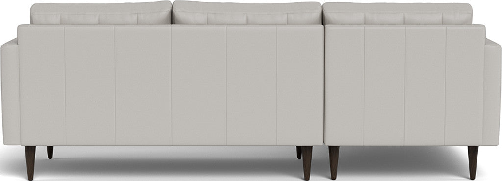 Wallace 98" Leather Left Chaise Sectional - Tribeca Chelsea