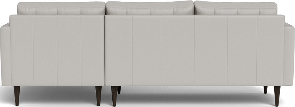 Wallace 98" Leather Right Chaise Sectional - Tribeca Chelsea