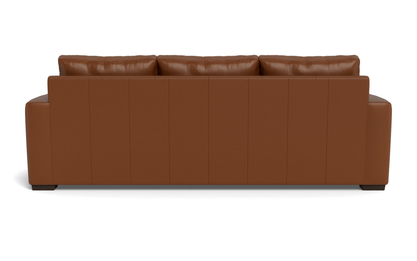 Mesa 101" Leather Estate Sofa - Tribeca Chestnut