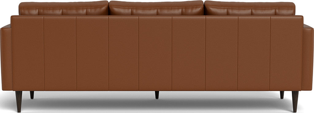 Wallace 98" Leather Estate Sofa - Tribeca Chestnut