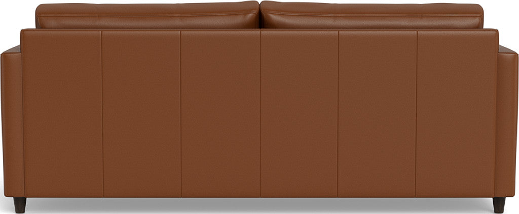 Wallace 74" Leather Untufted Queen Sleeper Sofa - Tribeca Chestnut