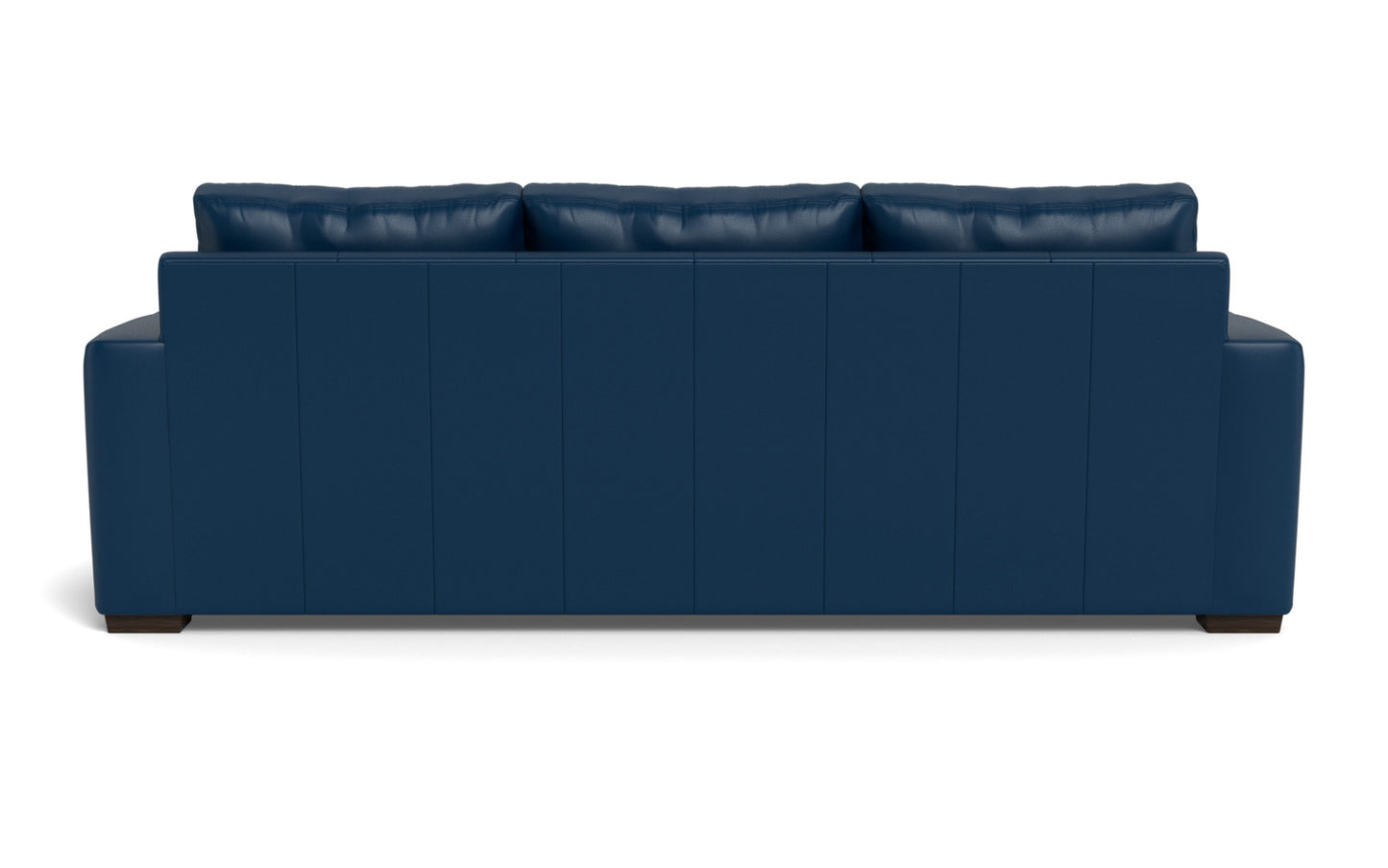 Mesa 101" Leather Estate Sofa - Tribeca Cobalt