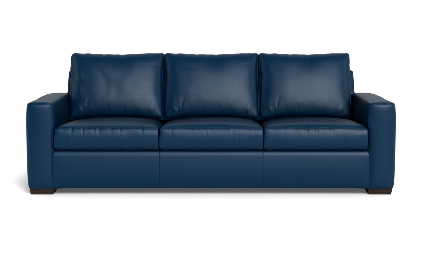 Mesa 101" Leather Estate Sofa - Tribeca Cobalt