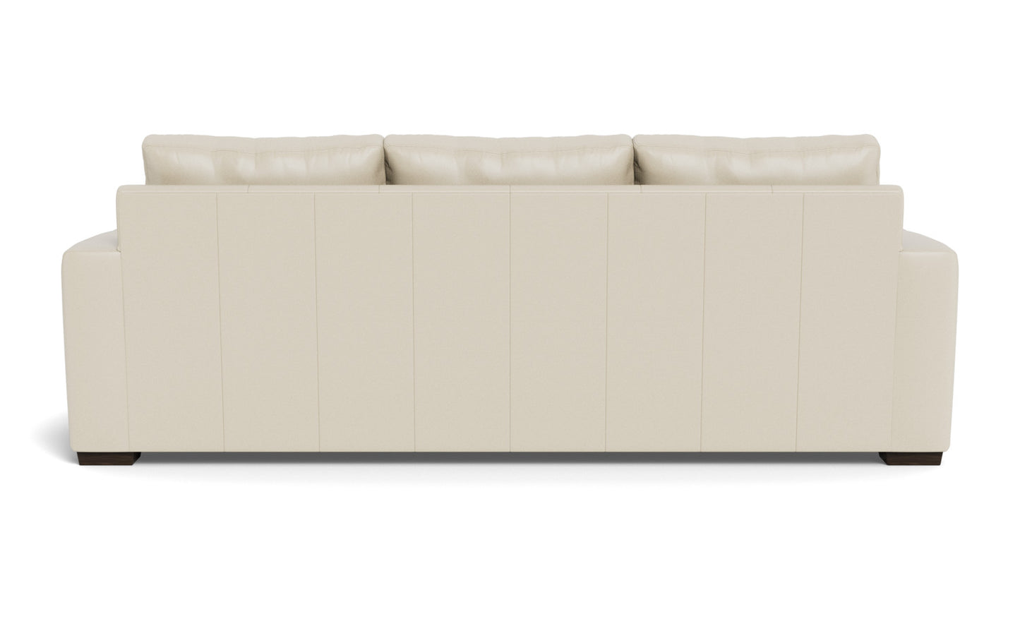 Mesa 101" Leather Estate Sofa - Tribeca Cream