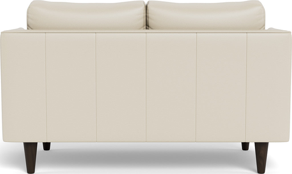 Rainey 59" Leather Loveseat - Tribeca Cream