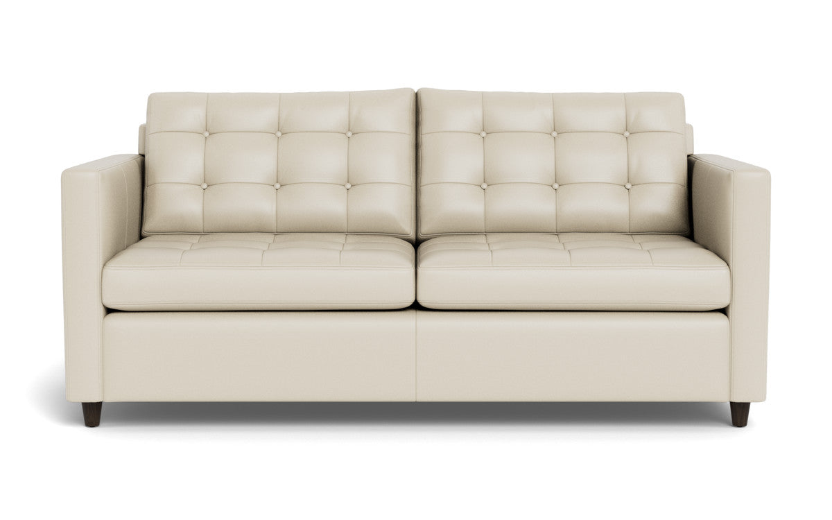 Wallace 74" Leather Queen Sleeper Sofa - Tribeca Cream
