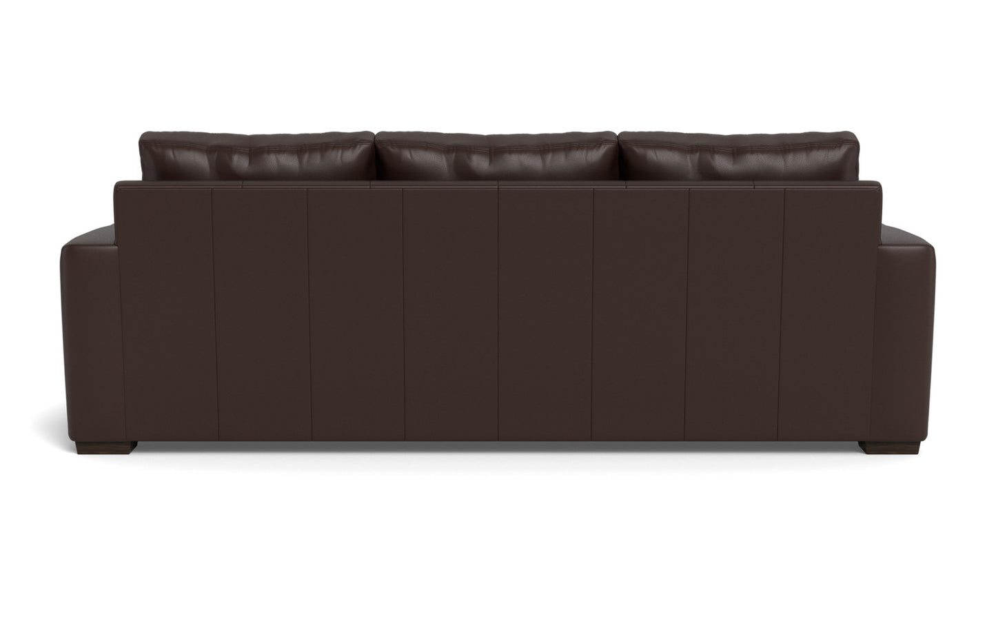 Mesa 101" Leather Estate Sofa - Tribeca Espresso