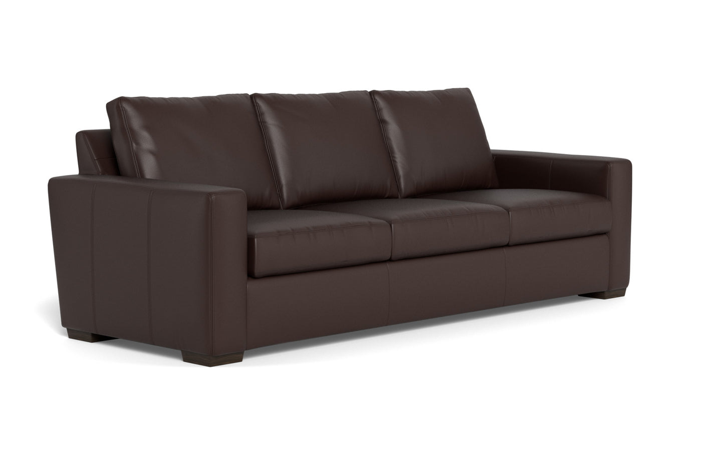 Mesa 101" Leather Estate Sofa - Tribeca Espresso