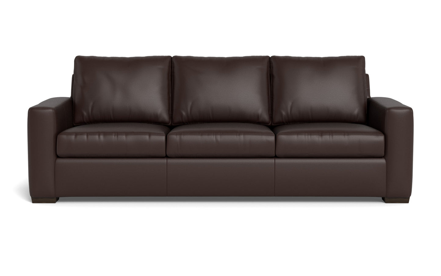 Mesa 101" Leather Estate Sofa - Tribeca Espresso