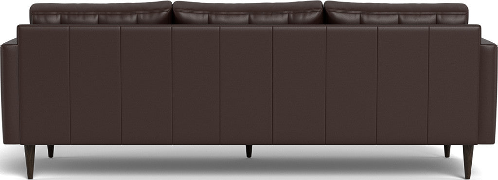 Wallace 98" Leather Estate Sofa - Tribeca Espresso